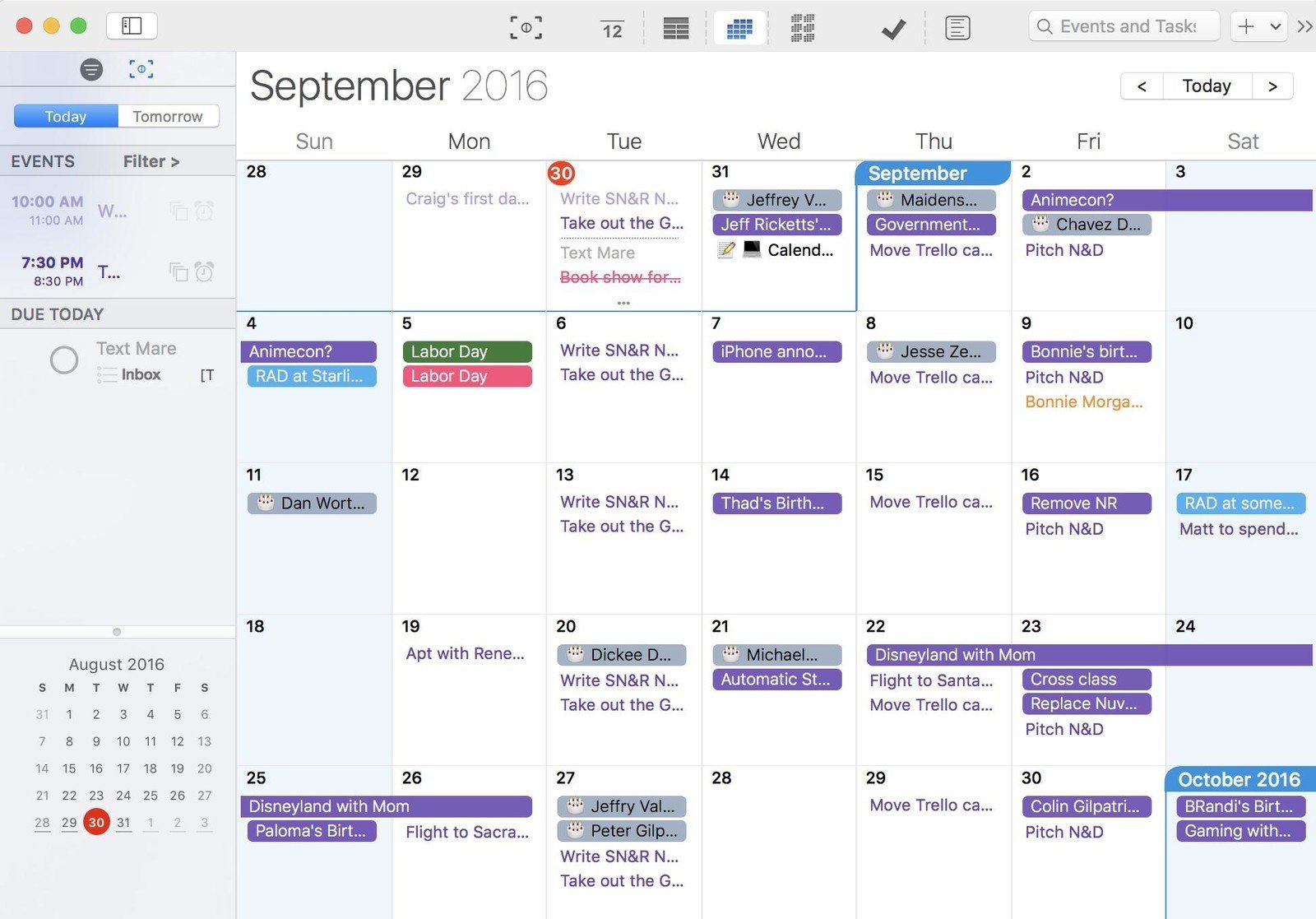 Calendar App Mac Desktop