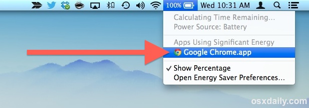 Mac Power Usage App